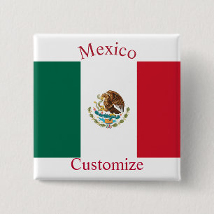 Mexiko Landesflagge Thunder_Cove Button