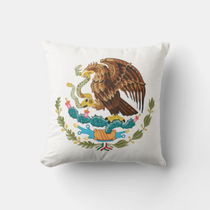 Mexiko Landeswappen Symbol Emblem Flagge Adler Kissen