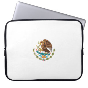 Mexiko Landeswappen Symbol Emblem Flagge Adler Laptopschutzhülle