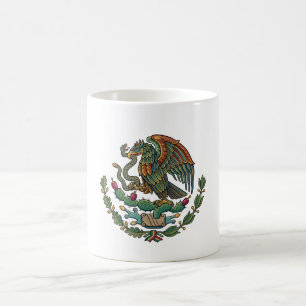 Mexiko Landeswappen Symbol Emblem Flagge Kaffeetasse