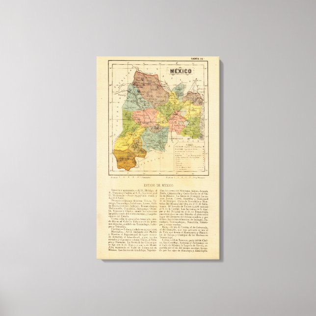 Mexiko Leinwanddruck (Vorderseite)