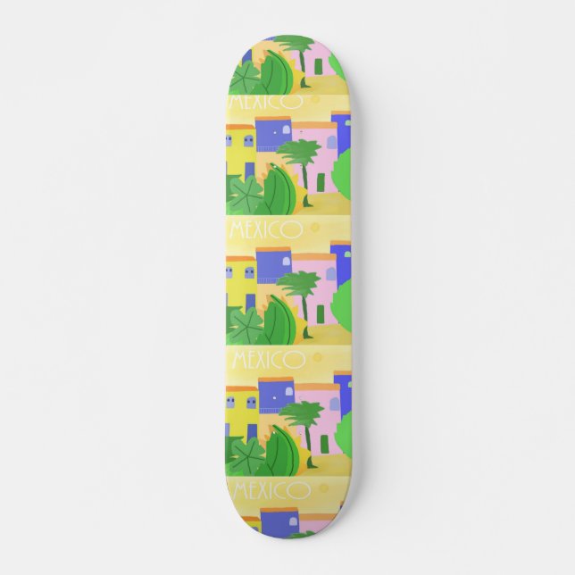 Mexiko Malkunst Skateboard (Vorne)