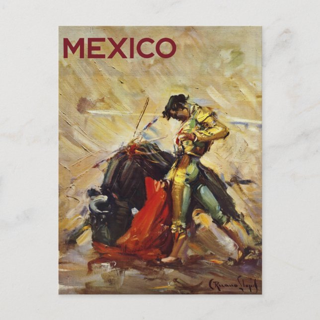Mexiko Matador Postkarte (Vorderseite)