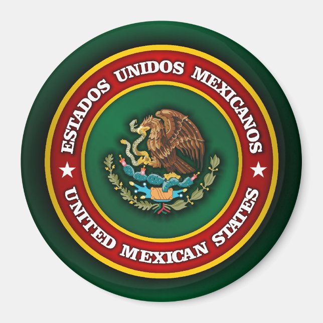 Mexiko Medallion Magnet (Vorne)