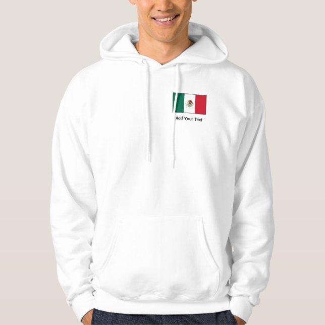 Mexiko - mexikanische Flagge Hoodie (Vorderseite)