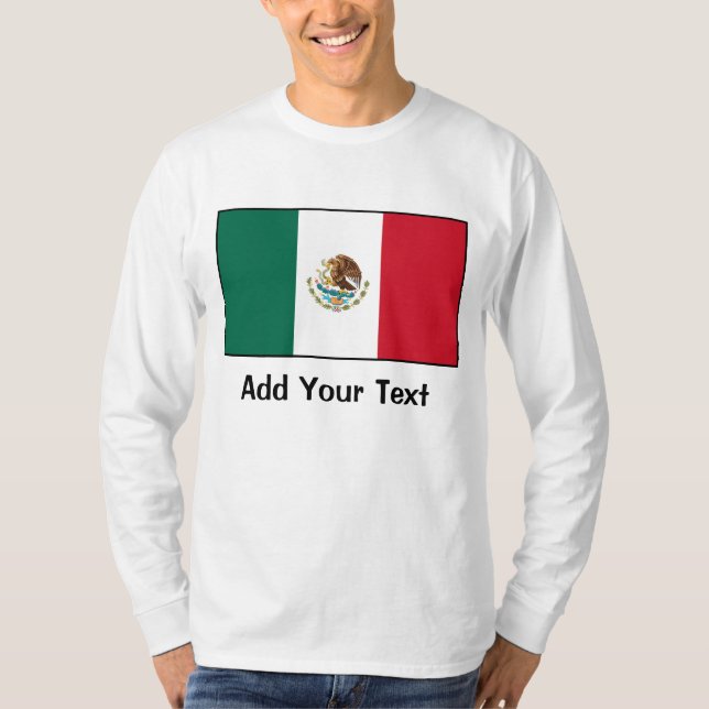 Mexiko - mexikanische Flagge T-Shirt (Vorderseite)