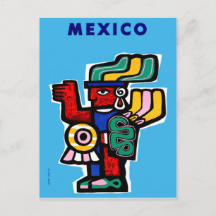 Mexiko, mexikanische Kunst Postkarte