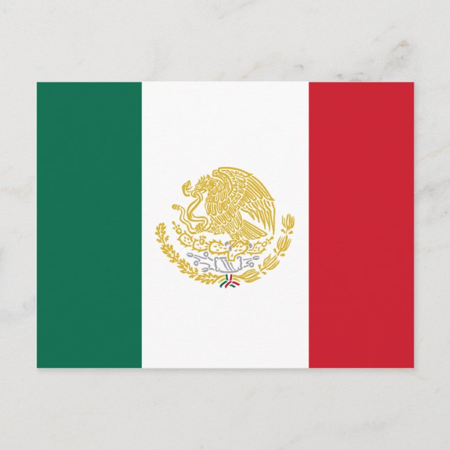Mexiko mit Golden and Silver Arms, Mexiko Postkarte (Vorderseite)