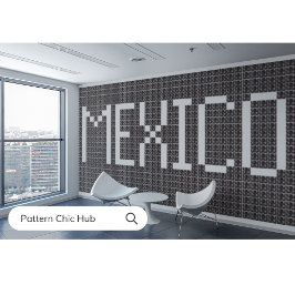 Mexiko Moderner Zuckerschädel Elegant dekorativ Fliese