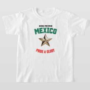 Mexiko National Pride Edition Kinder Basic T-Shirt