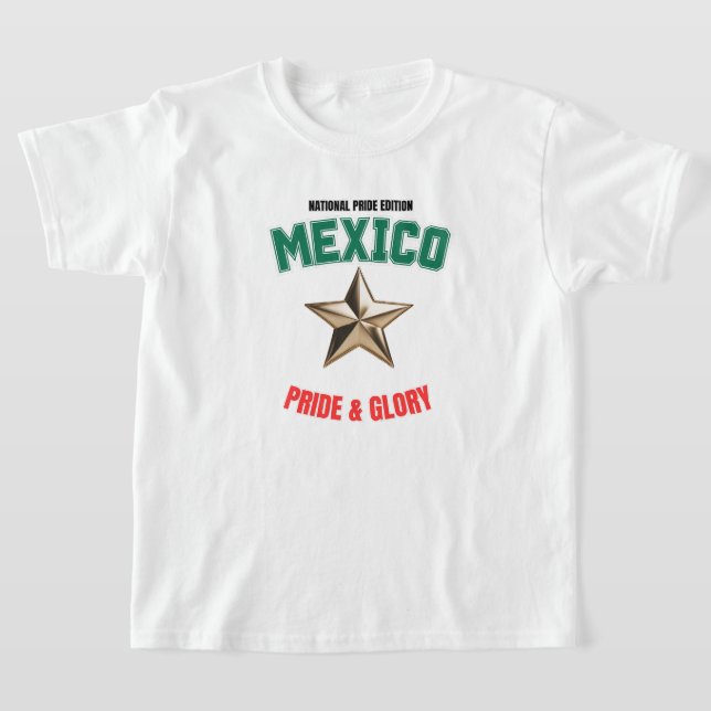 Mexiko National Pride Edition Kinder Basic T-Shirt (Ablage )