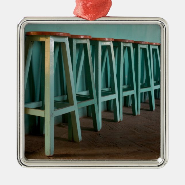 Mexiko, Oaxaca, Mauer der grünen Bar Ornament Aus Metall (Vorne)