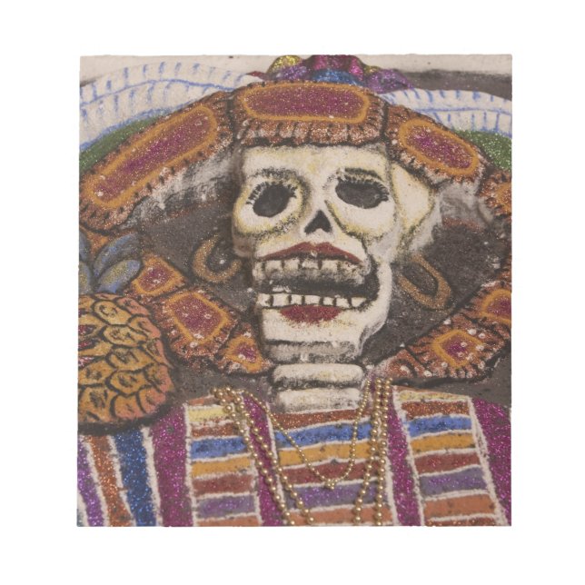 Mexiko, Oaxaca. Sand tapestry (tapete de arena) Notizblock (Vorderseite)