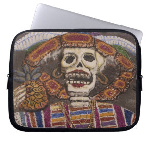 Mexiko, Oaxaca. Sand-Tapete (Tapete de Arena) Laptopschutzhülle