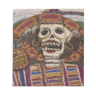 Mexiko, Oaxaca. Sand-Tapete (Tapete de Arena) Notizblock