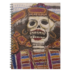 Mexiko, Oaxaca. Sandteppich (tapete de arena) Notizblock