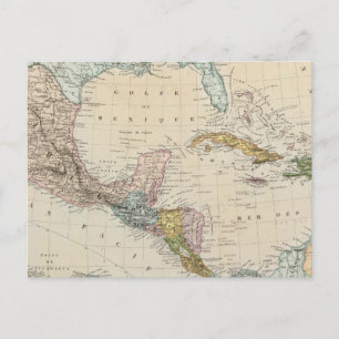 Mexiko, Panama, Zentralamerika Postkarte
