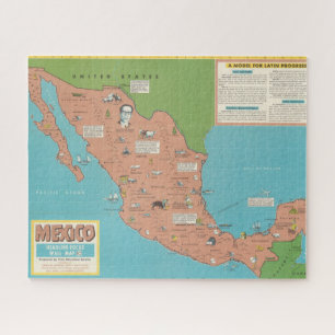Mexiko - Planstelle "Headline Focus Wall Map"