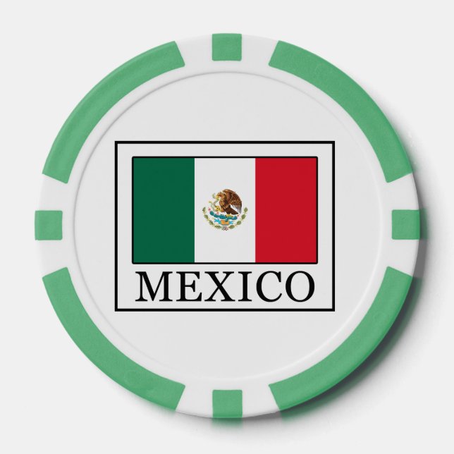 Mexiko Pokerchips (Vorderseite)