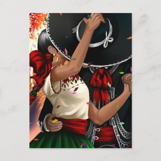 Mexiko Postkarte (Vorderseite)