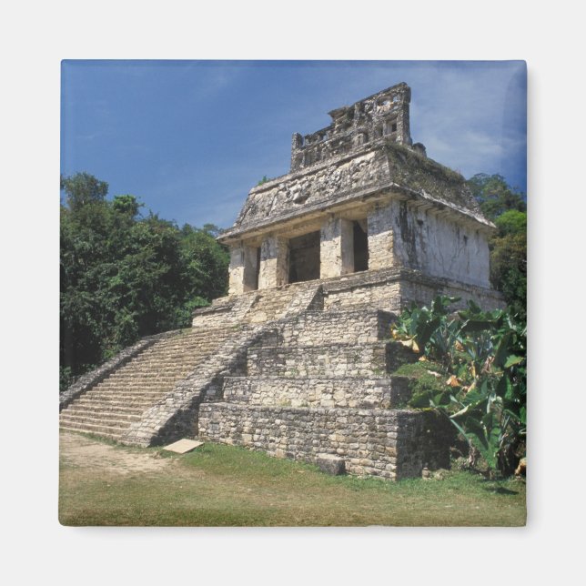 Mexiko, Provinz Chiapas, Palenque. Tempel Magnet (Vorne)