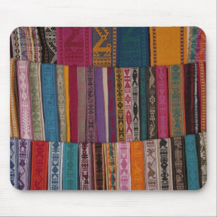 Mexiko, Provinz Oaxaca, Oaxaca, gewebte Gürtel auf Mousepad
