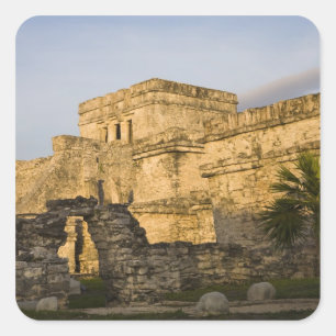 Mexiko, Quintana Roo, Yucatan Halbinsel, Quadratischer Aufkleber