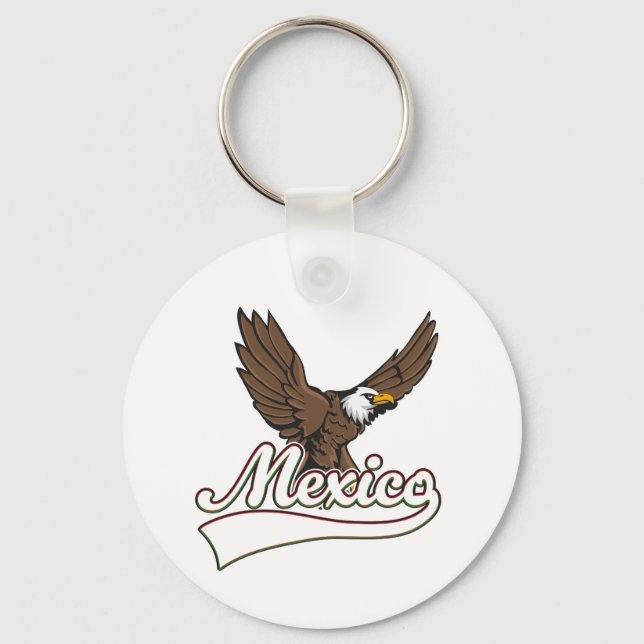Mexiko Reiselogo Schlüsselanhänger (Vorderseite)