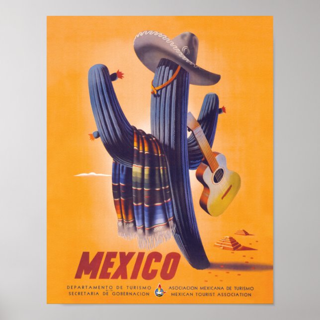 Mexiko Reiseplakat 1 Poster (Vorne)
