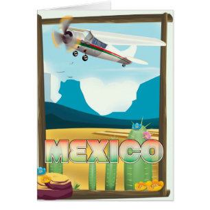 Mexiko Reiseplakat drucken.