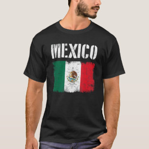 Mexiko - Roots Prix der mexikanischen Flagge Vinta T-Shirt