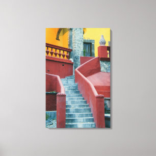 Mexiko, San Miguel de Allende, Bunt Leinwanddruck