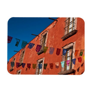 Mexiko, San Miguel de Allende. Farbige Banner Magnet