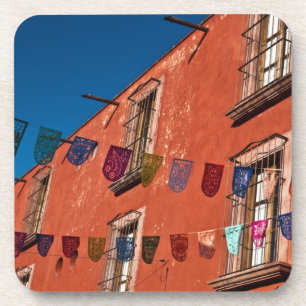 Mexiko, San Miguel de Allende. Farbige Banner Untersetzer