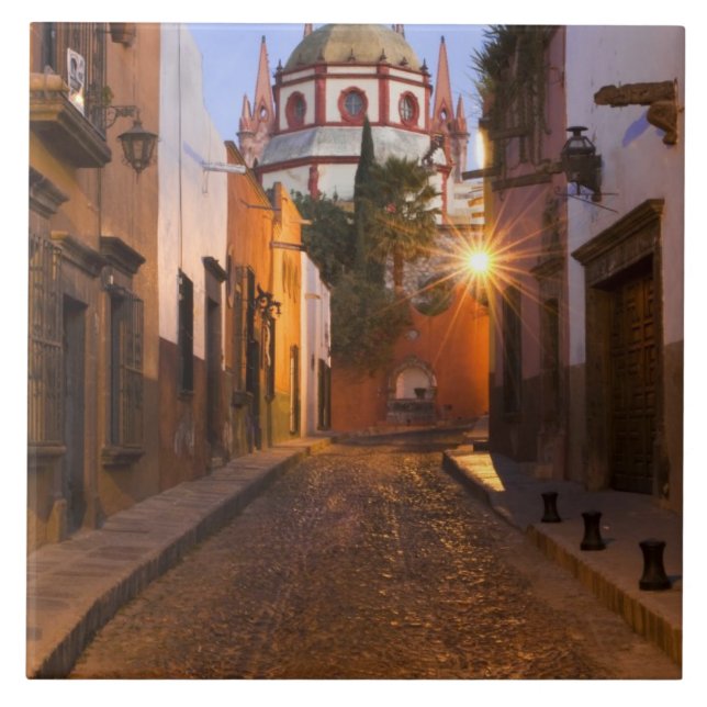 Mexiko, San Miguel de Allende. Früh Fliese (Vorderseite)