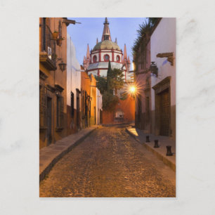 Mexiko, San Miguel de Allende. Früher Morgen Postkarte