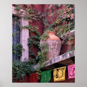 Mexiko, San Miguel de Allende, Ivy, Tontopf, Poster