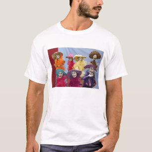 Mexiko. Skelettierte Catrinas, feiernde Figuren T-Shirt