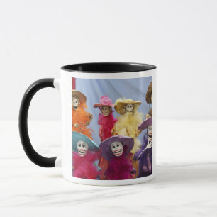 Mexiko. Skelettkatrinen, Feierlichkeiten Tasse
