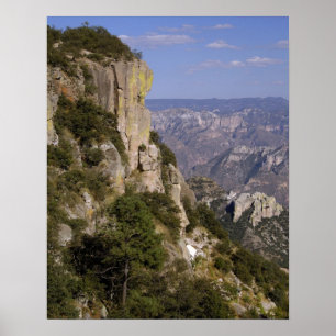 Mexiko, Staat von Chihuahua, Copper Canyon. DIESE Poster