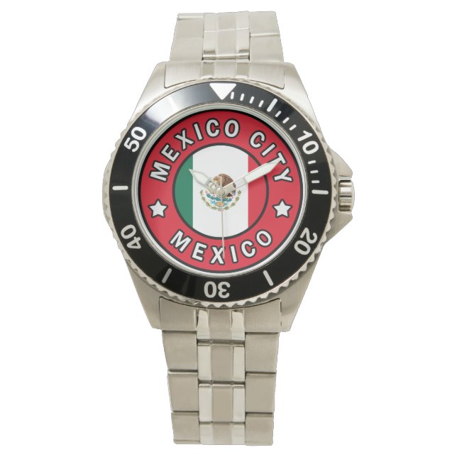 Mexiko-Stadt Armbanduhr (Vorderseite)
