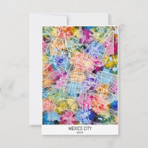 Mexiko Stadt Mexiko Karte