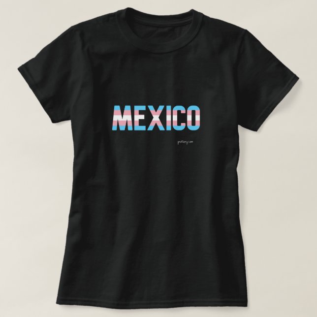 Mexiko-Stolz-Transgender-Flag T-Shirt (Design vorne)