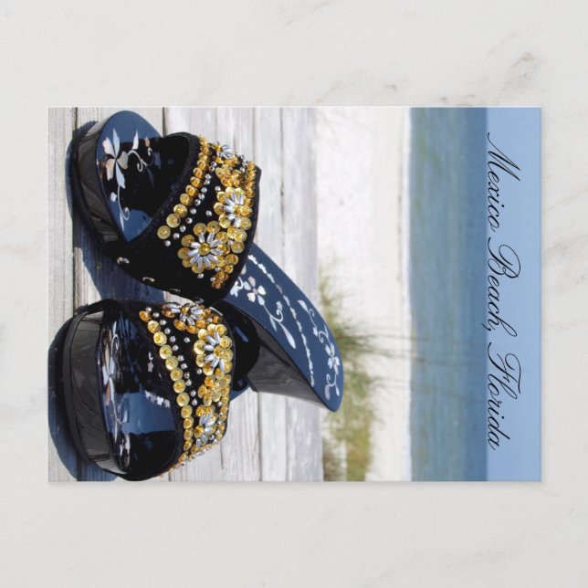 Mexiko Strand, Florida Postkarte (Vorderseite)