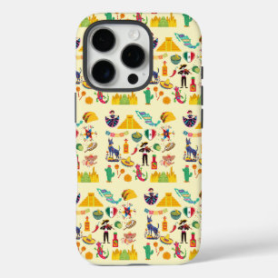 Mexiko-Symbole iPhone 16 Pro Hülle