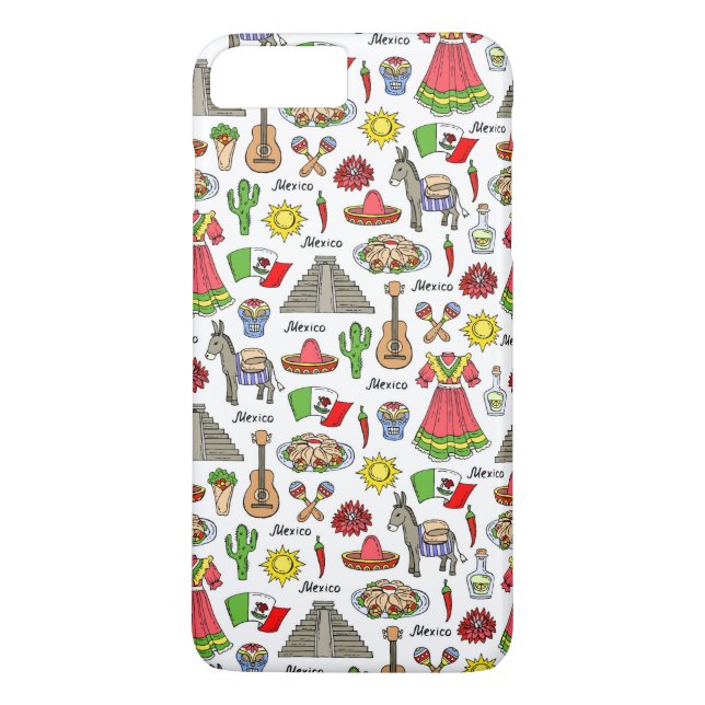 Mexiko| Symbolmuster Case-Mate iPhone Hülle (Rückseite)