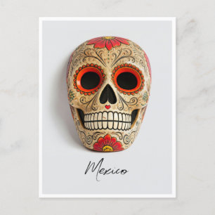 Mexiko-Tag der Toten Maske Postkarte