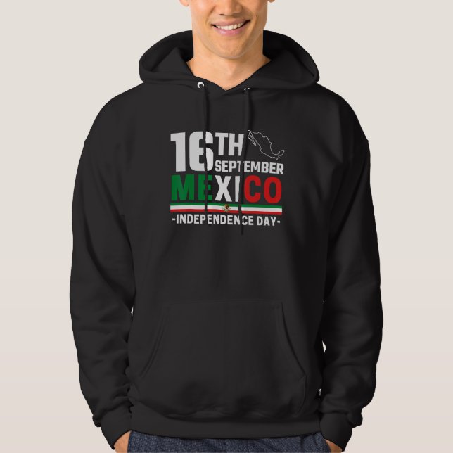 Mexiko Tag der Unabhängigkeit 2022 - Mexikanischer Hoodie (Vorderseite)