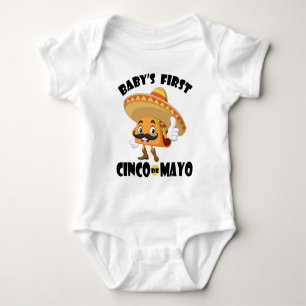 Mexiko Unabhängigkeit Feierlichkeiten Cinco de May Baby Strampler