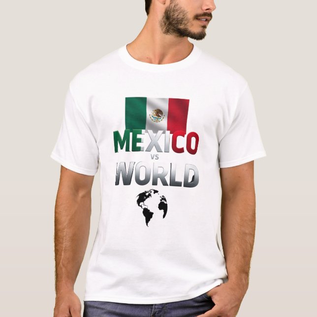 Mexiko und das kühne Design der Welt T-Shirt (Vorderseite)